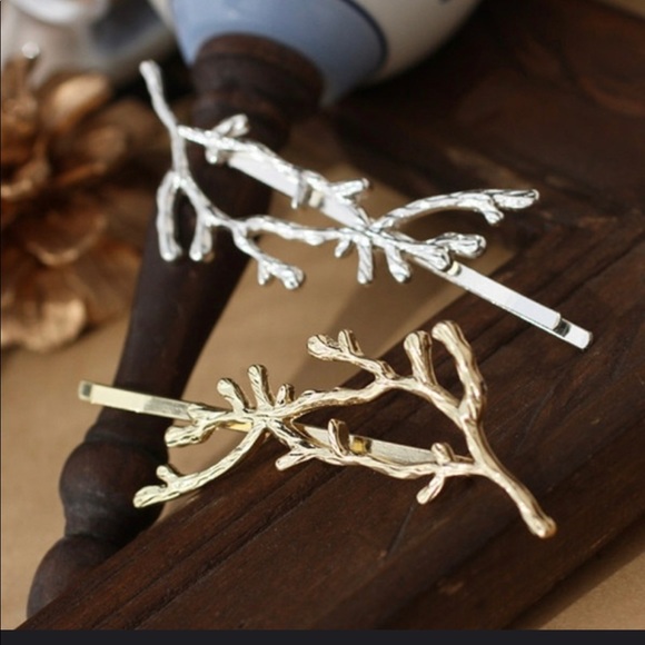 LAST PAIR*Beautiful Branch Hair Pin Set - Picture 2 of 8